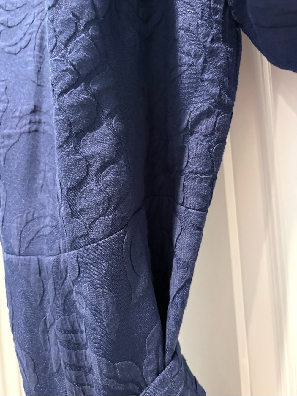 Lilly Pulitzer Navy V-neck Belted Jumpsuit - Picture 5 of 9